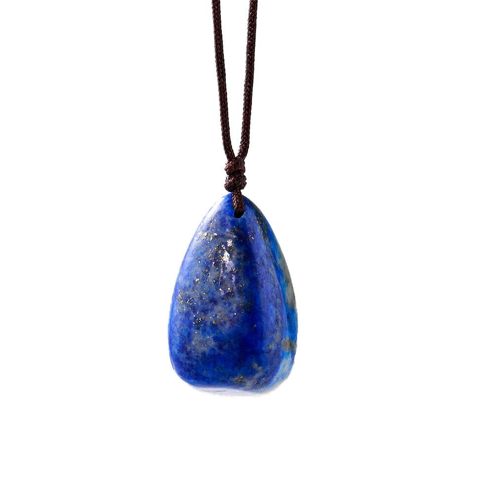 Halsbandshänge i Naturlig Lapis Lazuli